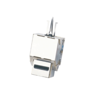 DATACOM Keystone CAT6 STP silber dual-mini DATACOM Keystone CAT6 STP silber dual-mini