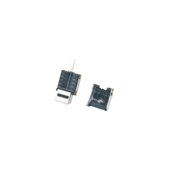 DATACOM Keystone CAT6 STP silber dual-mini DATACOM Keystone CAT6 STP silber dual-mini