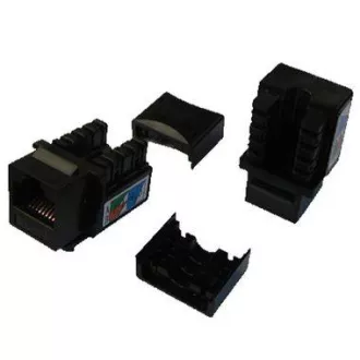 DATACOM Keystone UTP Cat5e selbstschneidend MINI schwarz