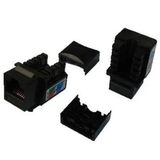 DATACOM Keystone UTP Cat5e selbstschneidend MINI schwarz DATACOM Keystone UTP Cat5e selbstschneidend MINI schwarz