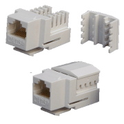 DATACOM Keystone UTP RJ45 Cat5E Dual MINI weiß