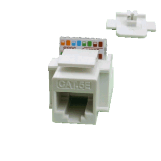 DATACOM Keystone UTP Cat5e selbstschneidend weiß