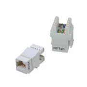 DATACOM UTP Keystone Cat6 weiß Dual Slim rückseitige Aussparung