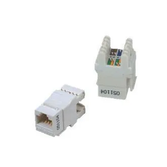 DATACOM UTP Keystone Cat6 weiß Dual Slim rückseitige Aussparung DATACOM UTP Keystone Cat6 weiß Dual Slim rückseitige Aussparung
