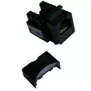 DATACOM Keystone UTP RJ12 Cat3 (DUAL) schwarz