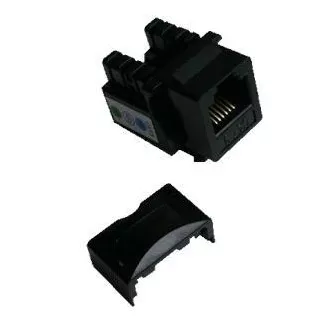 DATACOM Keystone UTP RJ12 Cat3 (DUAL) schwarz DATACOM Keystone UTP RJ12 Cat3 (DUAL) schwarz
