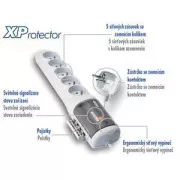 Verteilerfeld ACAR XProtector/3m 5x220V weiß