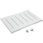 19"-Regal H4 perforiert 1U/650mm,max.150kg grau