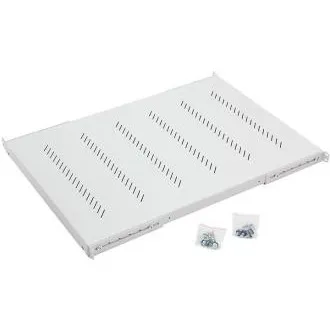 19"-Regal H4 perforiert 1U/650mm,max.150kg grau 19"-Regal H4 perforiert 1U/650mm,max.150kg grau