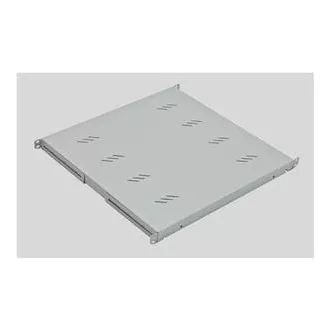 19' Regal A4 gelocht 1U/750mm,max.80kg schwarz