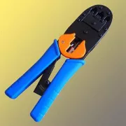 Verbindungszange PROFI Blau 4/6/8p Ratsche