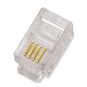 DATACOM Stecker RJ10 UTP Kabel 4p4c bal.100Stk