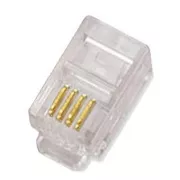 DATACOM RJ10 UTP Kabelstecker 4p4c Packung mit 10 Stück