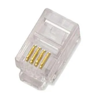 DATACOM RJ10 UTP Kabelstecker 4p4c Packung mit 10 Stück DATACOM RJ10 UTP Kabelstecker 4p4c Packung mit 10 Stück