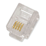 DATACOM Stecker RJ11 UTP Kabel 6p4c bal.100Stk