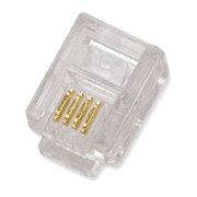 DATACOM Stecker RJ11 UTP Kabel 6p4c bal.100Stk
