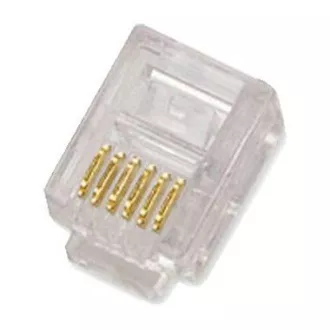 DATACOM RJ12 UTP Kabelstecker 6p6c Packung mit 10 Stück