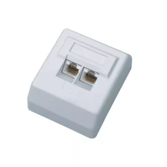 DATACOM UTP-Doppeldose über Putz Cat6 FA-1004 DATACOM UTP-Doppeldose über Putz Cat6 FA-1004