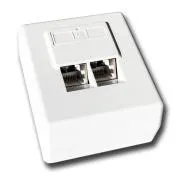 DATACOM STP-Doppeldose über Putz Cat6 FA-1004
