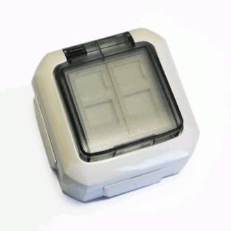 ABB Datenbuchse OUTDOOR IP54 STP CAT5E 2xRJ45 ABB Datenbuchse OUTDOOR IP54 STP CAT5E 2xRJ45