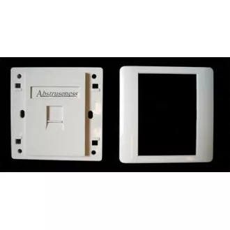 WALL-Platte SA mit Rahmen für 1Keystone (80 x 80) WALL-Platte SA mit Rahmen für 1Keystone (80 x 80)