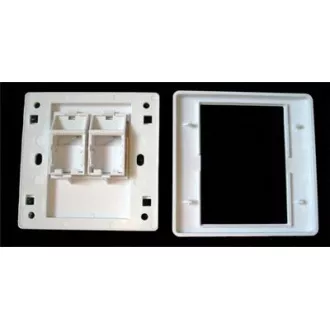 WALL Platte SA mit Rahmen für 2keystone (80 x 80)