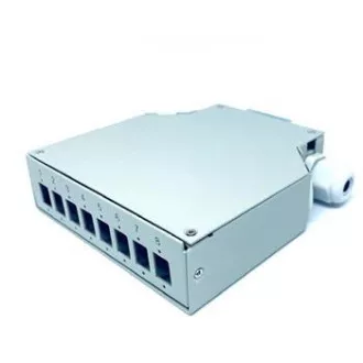 Optikbox 8C für DIN-Schiene 8xSC Simplex Optikbox 8C für DIN-Schiene 8xSC Simplex