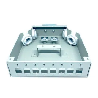 Optikbox 8C für DIN-Schiene 8xSC Simplex Optikbox 8C für DIN-Schiene 8xSC Simplex