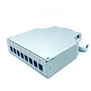 Optikbox 8C für DIN-Schiene 8xSC Simplex