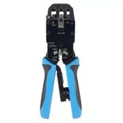 W-Star Crimpzange RJ45 WS200R RJ50, RJ45, RJ12, RJ11 Zwangssperre, massiv mit Trimmer