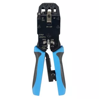 W-Star Crimpzange RJ45 WS200R RJ50, RJ45, RJ12, RJ11 Zwangssperre, massiv mit Trimmer W-Star Crimpzange RJ45 WS200R RJ50, RJ45, RJ12, RJ11 Zwangssperre, massiv mit Trimmer