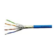 Kabel F/FTP Cat.6a 500 MHz 4x2xAWG23, LS0H blau, Dca, 500m