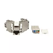 Keystone-Modul RJ45 geschirmt, 10 Gb, Klasse Ea, 4PPoE