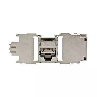 Keystone-Modul RJ45 geschirmt, 10 Gb, Klasse Ea, 4PPoE