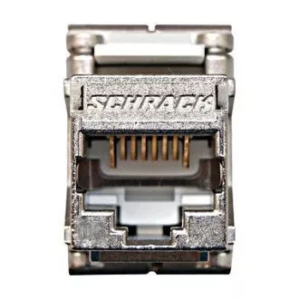 Keystone-Modul RJ45 geschirmt, 10 Gb, Klasse Ea, 4PPoE