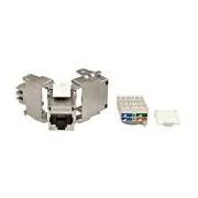 Keystone-Modul RJ45 geschirmt, 10 Gb, Klasse Ea, 4PPoE