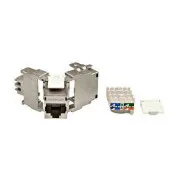 Keystone-Modul RJ45 geschirmt, 10 Gb, Klasse Ea, 4PPoE
