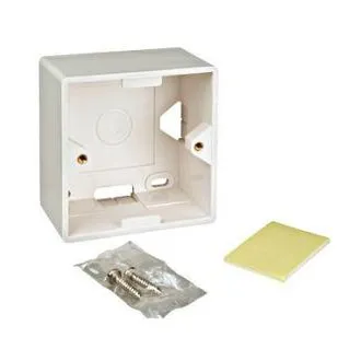 Gipskartondose für Steckdosen HSED0xUWxS, HSEDx2UWxF, RAL 9010 Gipskartondose für Steckdosen HSED0xUWxS, HSEDx2UWxF, RAL 9010