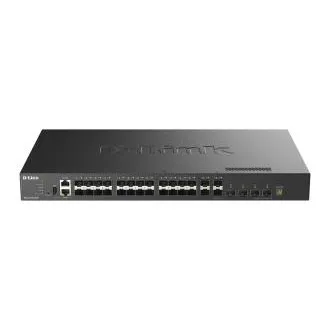 D-Link DXS-3410-32SY/E 10G Layer-3-Stackable-Managed-Switch, 28x 10G SFP , 4x 25G SFP28