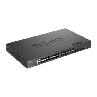 D-Link DXS-3410-32SY/E 10G Layer-3-Stackable-Managed-Switch, 28x 10G SFP , 4x 25G SFP28