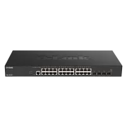 D-Link DXS-1210-28T 24 x 10G Base-T-Ports   4 x 10G/25G SFP28-Ports Smart Managed Switch