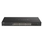 D-Link DXS-1210-28T 24 x 10G Base-T-Ports   4 x 10G/25G SFP28-Ports Smart Managed Switch