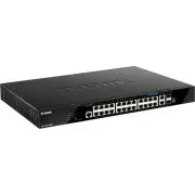 D-Link DGS-1520-28MP 20 GE-PoE-Ports   4 2,5-GE-PoE-Ports   2 10-GE-Ports   2 SFP  Smart-Man-Ports. Switch