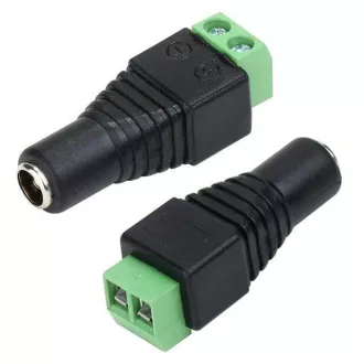 DCSV21FEM Gleichstrombuchse 2,1mm mit Klemmleiste - weiblich DCSV21FEM Gleichstrombuchse 2,1mm mit Klemmleiste - weiblich