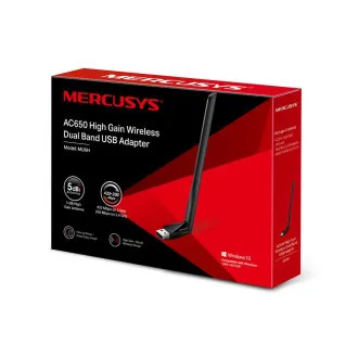 Mercusys MU6H 650Mbps Wireless USB 2.0 Client, leistungsstarke externe Antenne Mercusys MU6H 650Mbps Wireless USB 2.0 Client, leistungsstarke externe Antenne