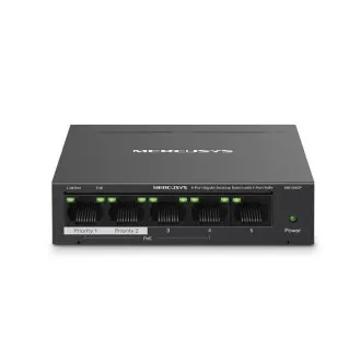 Mercusys MS105GP 5xGb destop Schalter 4xPoE Mercusys MS105GP 5xGb destop Schalter 4xPoE