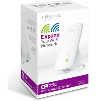 TP-Link RE200 AC750 Dualband-WLAN-Repeater/AP, 3 interne Antennen, 1x10/100 RJ45, Zeitgesteuerte Stromversorgung TP-Link RE200 AC750 Dualband-WLAN-Repeater/AP, 3 interne Antennen, 1x10/100 RJ45, Zeitgesteuerte Stromversorgung