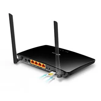 TP-Link TL-MR6400 4G LTE WiFi N Router, 4x FE-Anschlüsse TP-Link TL-MR6400 4G LTE WiFi N Router, 4x FE-Anschlüsse