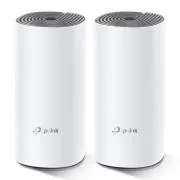 TP-Link AC1200 Whole-home Mesh WiFi System Deco E4(2-Pack), 2x10/100 RJ45