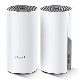 TP-Link AC1200 Whole-home Mesh WiFi System Deco E4(2-Pack), 2x10/100 RJ45